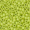 Opaque - Chartreuse Japanese 11/0 Seed Beads (6in tube)